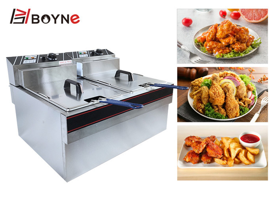 9kw Commercial Kitchen Cooking Equipment Potato Chips Fryer