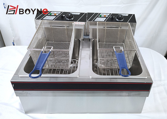 9kw Commercial Kitchen Cooking Equipment Potato Chips Fryer
